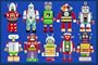 LA Rug Go Robots Rug 39"x58"