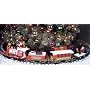 19th Century Style Animated Musical Christmas Locomotive Train Set