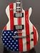 Mini Guitar AEROSMITH JOE PERRY US Flag