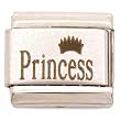 Princess Italian Charm Stainless Steel 9mm