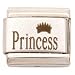 Princess Italian Charm Stainless Steel 9mm