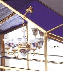 Reutter Porcelain Miniature Chandelier