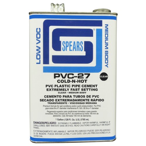 Rectorseal 55994 1Gallon Hot 203L Medium Body Blue Low Voc Pvc Solvent
