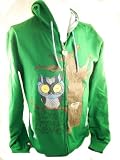 Never Shout Never Mens Hoodie - NeverShoutNever! Sleepy Owl (Christofer Ingle)