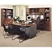 Executive U-Shape Work System Series C Hansen Cherry Collection by Bush Office Furniture - OFG-EX101