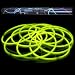 50 22 Premium Glow Necklaces, Extra Thick 7mm Diameter (Yellow)