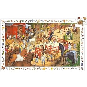 Horseback Riding Discovery Puzzle by Djeco