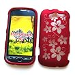 HTC myTouch 4G / myTouch HD (T-Mobile) Snap On Protector Hard Case "Aloha Flowers Red" Design