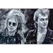 Elton John & Bernie Taupin (Art Portrait) Music Poster - 11x17