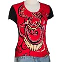 Jessie G. Women's Printed Scoop Neck Tee