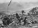 American Marine Hurls Hand Grenade Towards Japanese Position as His Partner Prepares ...