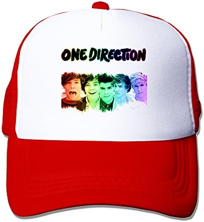 Direction Poster Baseball-caps Mesh Back Adjustable Caps 1 Size Red