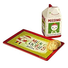 Buy Grasslands Road Holiday Studio 100 2-Piece Milk Carton and Cookie Plate for Santa Gift Set