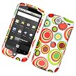HTC Google Nexus One Snap-On Protector Hard Cover Colorful Circles Design