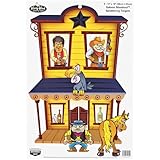 Birchwood Casey Dirty Bird 12 x 18-Inch Saloon Shootout Target, 8 Sheet Pack