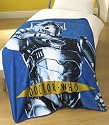 Zap Dr Who Cyberman Fleece Blanket