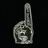 MLB Colorado Rockies #1 Fan Pin