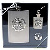 US Marine Corps Bulldog Flask Gift Set