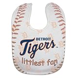 MLB Baseball Full Color Mesh Baby Bibs (Detroit Tigers)