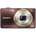 Sony DSC-WX100T Cyber-shot Digitalkamera (18 Megapixel, 10-fach opt. Zoom, 6,7 cm (2,7 Zoll) Display, Schwenkpanorama) braun