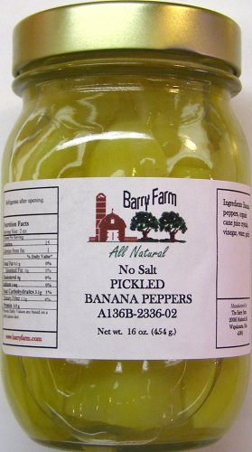 Pickled Banana Peppers by Hot Dogs