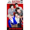 One Direction Sister Birthday Greeting Card