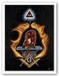 I'm Never Alone - Masonic by Dana Baker 8"x10" Art Print Poster