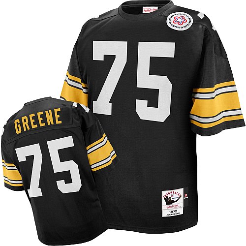 Mitchell & Ness Pittsburgh Steelers 1975 Joe Greene Authentic Throwback Team Color Jersey Size 44