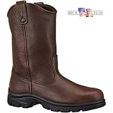 Men's Thorogood 10" Pull-On Comfortable Leather Wellington Work Boots