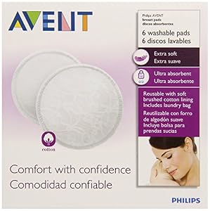 Philips AVENT Washable Nursing Pads, 6-Count