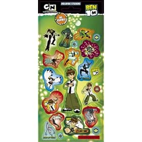 Ben 10 It's Hero Time! Holofoil Stickers