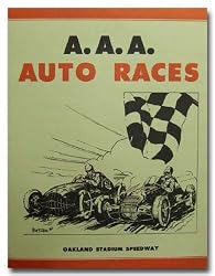 1949 Oakland Stadium Speedway Poster Print