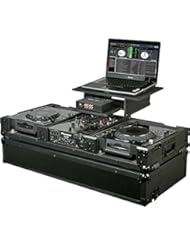 Musical Instruments: Odyssey ATA Black Label Coffin for Laptop, Two CD Players, and DJ Mixer - Odyssey