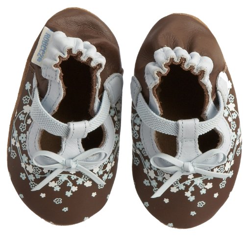 Robeez Soft Soles Lyrical T-Strap Crib Shoe (Infant Toddler)