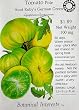 Tomato Aunt Ruby's German Green Certified Organic Heirloom Seeds 20 Seeds