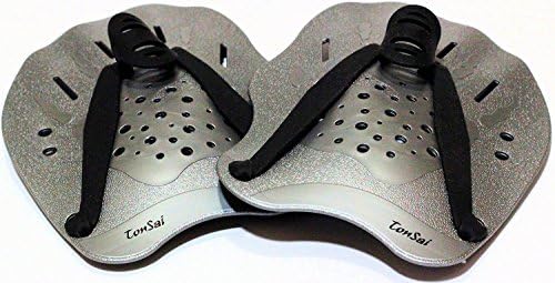Contoured Swim Training Paddles Counter Swim Training Aid (Gray)