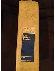 Book: Caterpillar 12g Motor Grader Service Manual - Caterpillar