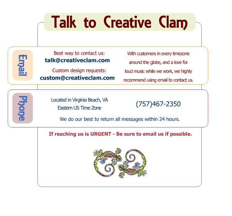 Contact Creative Clam