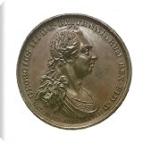 Canvas Prints of Medal commemorating the victories under George III; obverse from National Maritime Museum