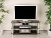 Design TV-Rack,TV Tisch,Fernsehtisch Schwarzglas-Optik