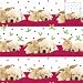 Kitchen & Housewares : Cinnamon and Spice Labrador and Rabbit Christmas Wrapping Paper