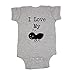 Mashed Clothing Unisex-Baby I Love My Aunt (Ant) Bodysuit