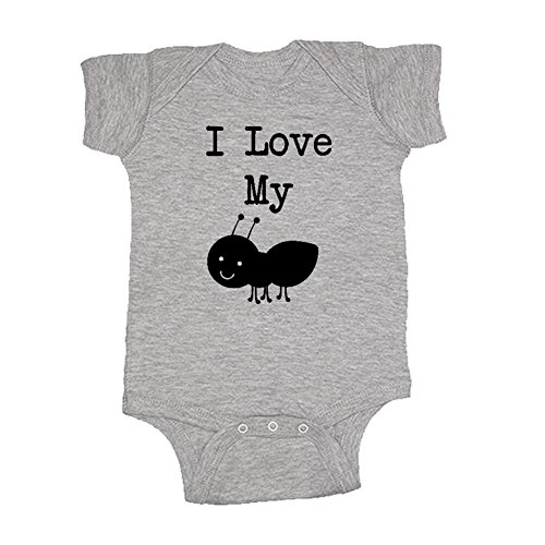 Mashed Clothing Unisex-Baby I Love My Aunt (Ant) Bodysuit