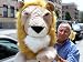 GIANT 48" STUFFED LION - 4-FEET LONG KING OF BEASTS * AMERICAN MADE IN THE USA AMERICA