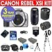 Canon EOS Rebel XSI 450D 12.2 MP Digital Camera (BLACK) with Tamron 28-80mm f/3.5-5.6 Aspherical Lens + Tamron 75-300 f/4-5.6 LD Lens + Rokinon 500mm F/8 Lens with 2x Converter (=1000mm) + 16 GB Memory Card + Multi-Coated UV Filter (2) + Multi-Coated Polarizer Filter + Digital Slave Flash + 50