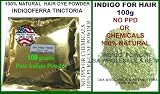 100g Pure USAWHR Indigo Powder Indigoferra Tinctoria To dye Hair Black Naturaly NO PPD