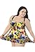 Pink Queen® Women's Plus Size Swimwear One-piece Swimsuit Skirt Swimdress