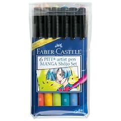 Faber-Castell Manga Shojo Tuschestifte in Etui