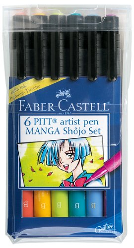 Faber-Castell Manga Shojo Tuschestifte in Etui Preisvergleich