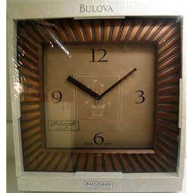 Pfaltzgraff Naturewood Serenity Bronze Bulova Wall Clock by Pfaltzgraff